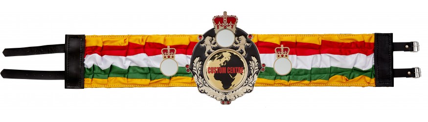 QUEENSBURY CUSTOM SILK CHAMPIONSHIP BELT- QUEEN/B/CUSTOM/SILK - AVAILABLE IN 6 COLOURS