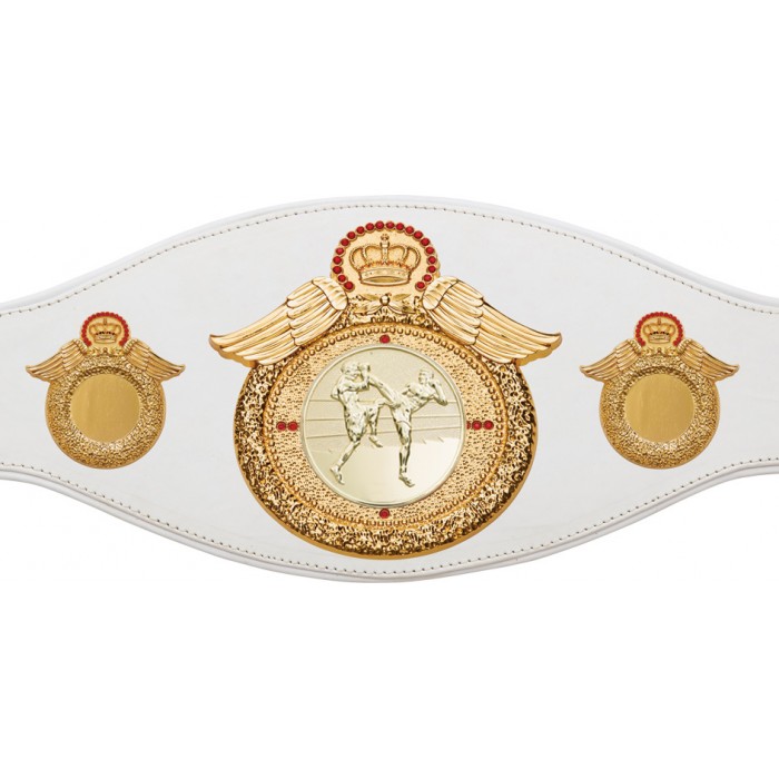 Mini Championship Belt - Custom 1lb Title Belt | TrophySmack | Silver / Pink